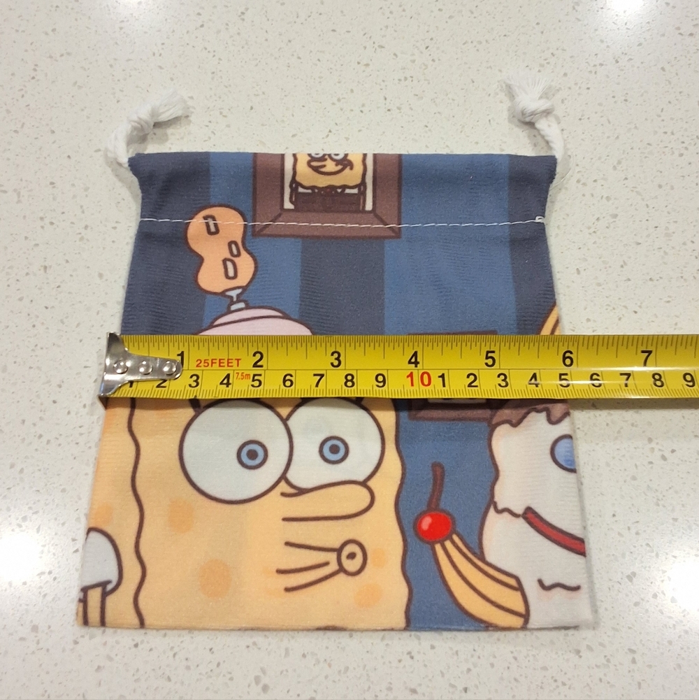 SpongeBob Drawstring Pouch, New - Picture 4 of 4